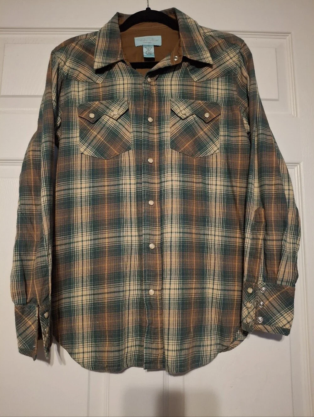 Tasha Polizzi Women's Plaid Pearl Snap Shirt